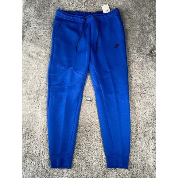 Nike Sportswear Tech Fleece Joggers Sizes Men Royal Blue HV0959-480 - Picture 1 of 7